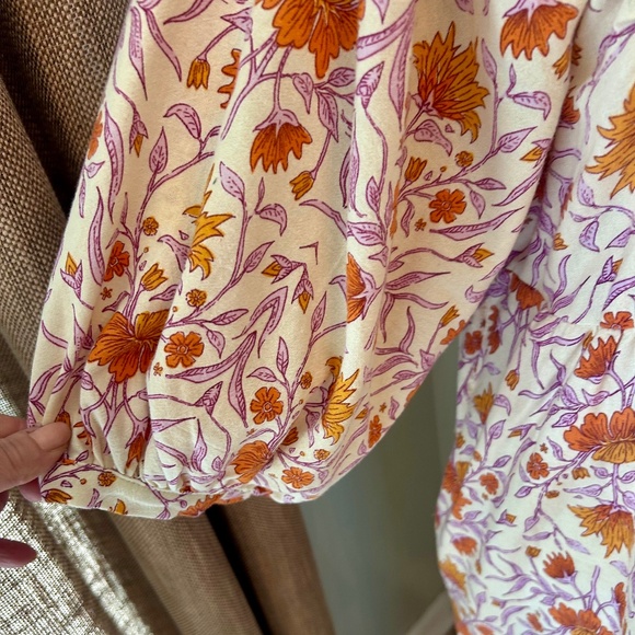 UNIVERSAL THREAD | Floral Popover Elbow Sleeve Dress - Picture 8 of 10